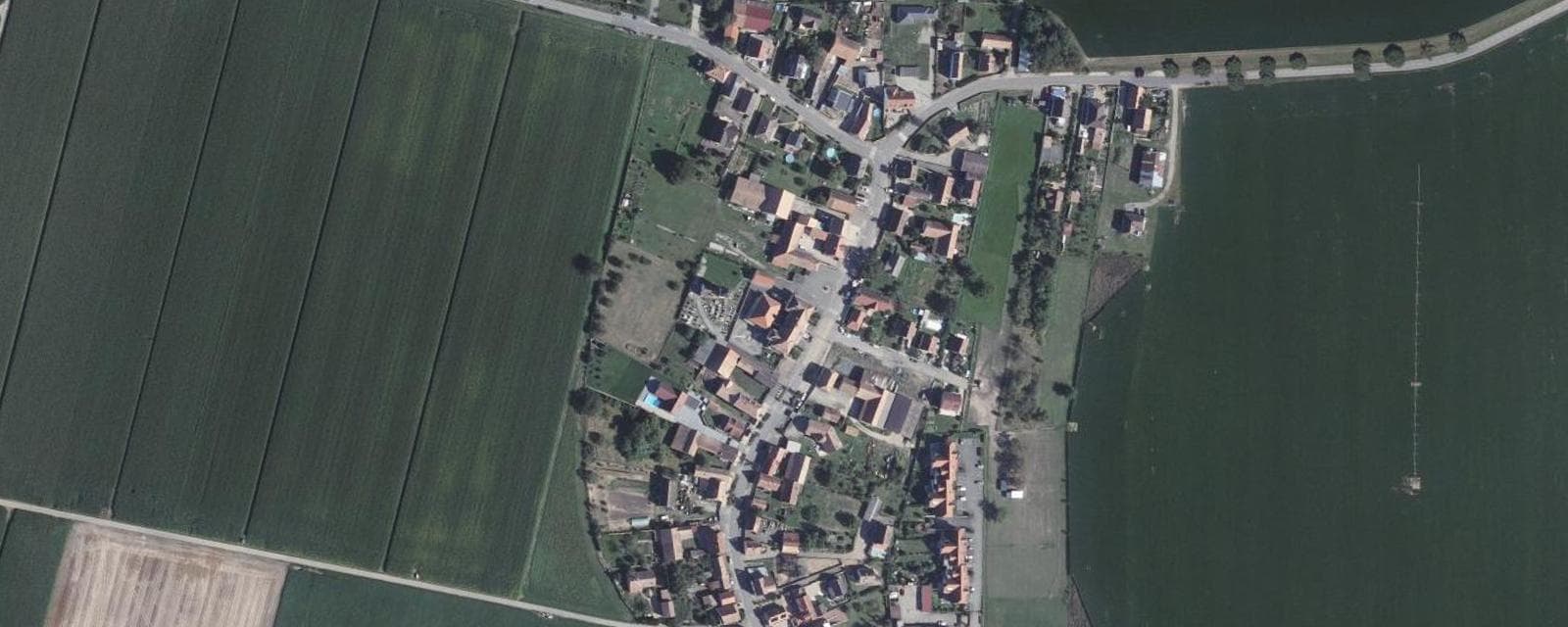 Vue aérienne de Appenwihr (Haut-Rhin)