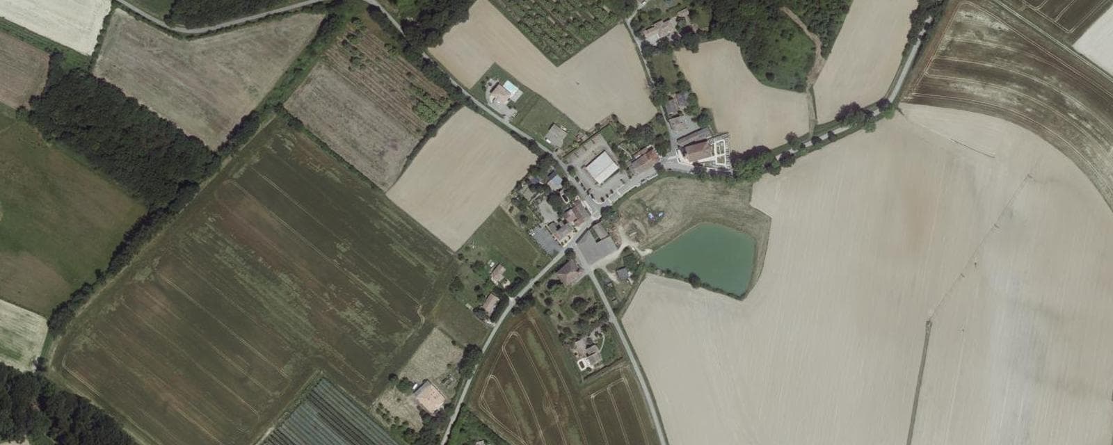 Vue aérienne de Asques (Tarn-et-Garonne)