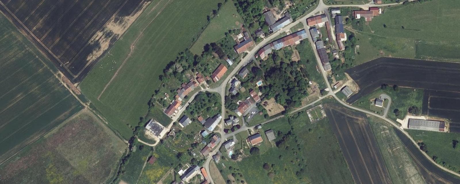 Vue aérienne de Autruche (Ardennes)