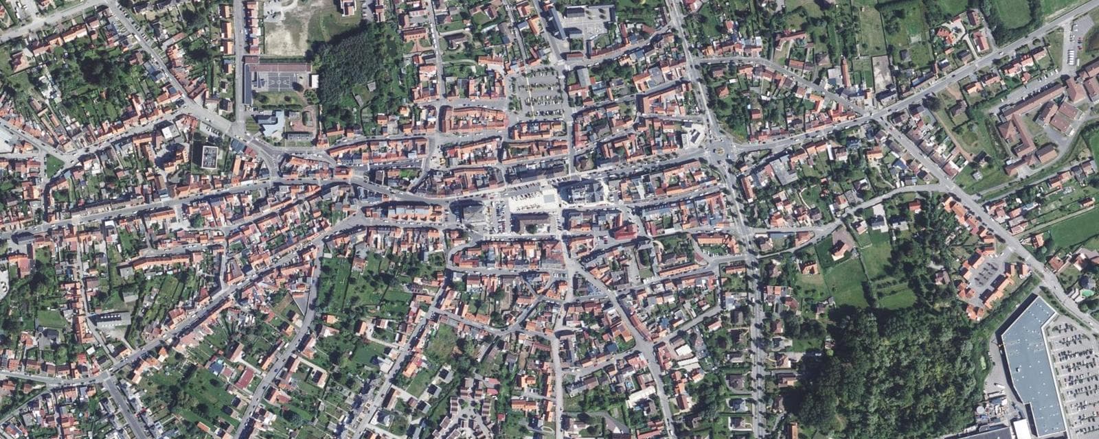 Vue aérienne de Berck (Pas-de-Calais)