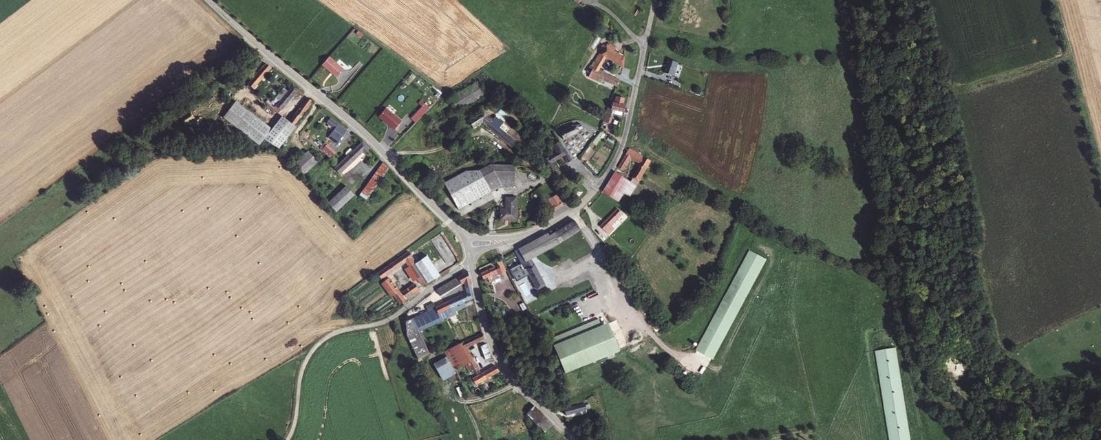 Vue aérienne de Boffles (Pas-de-Calais)