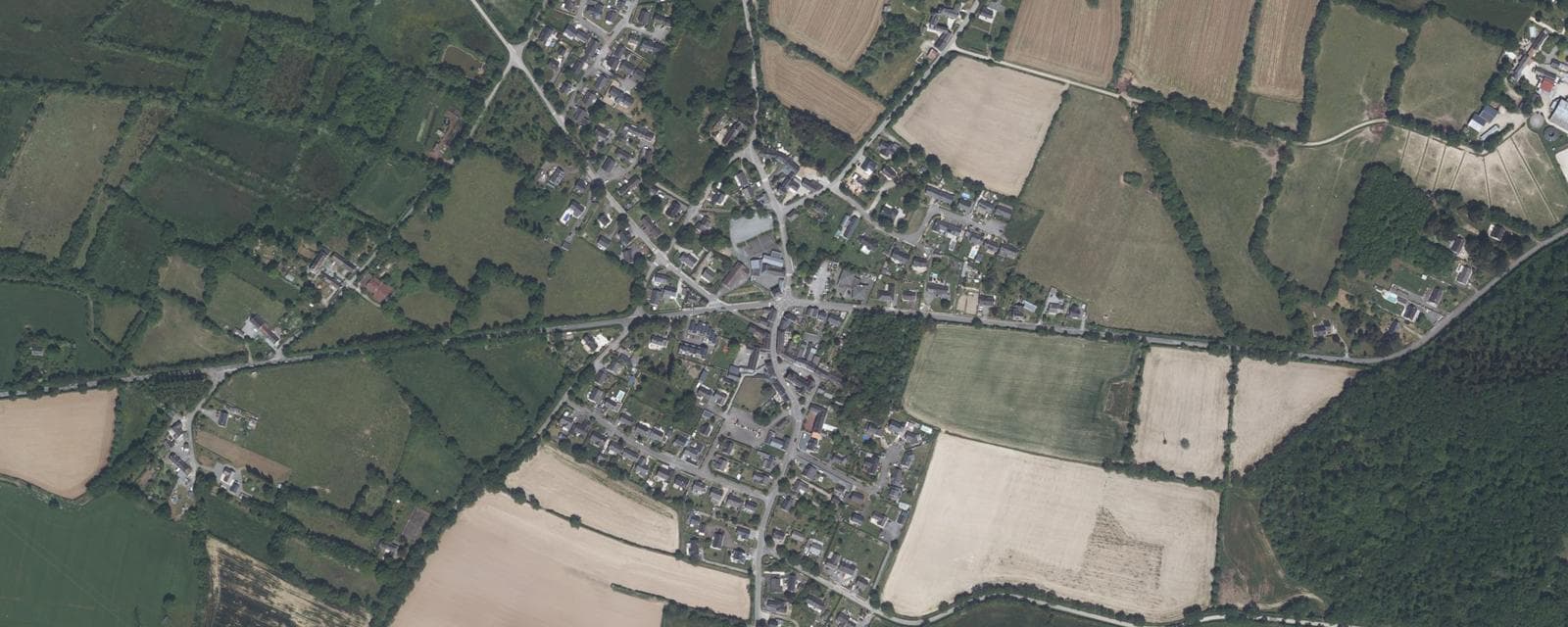 Vue aérienne de Bouée (Loire-Atlantique)