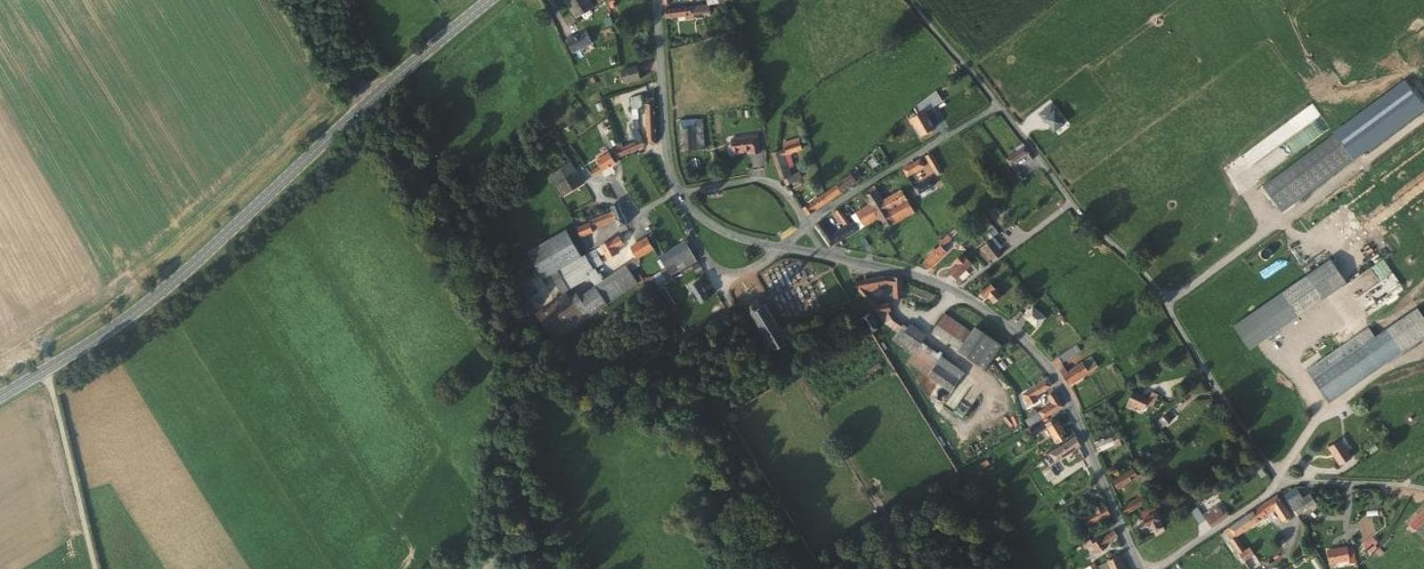 Vue aérienne de Brias (Pas-de-Calais)