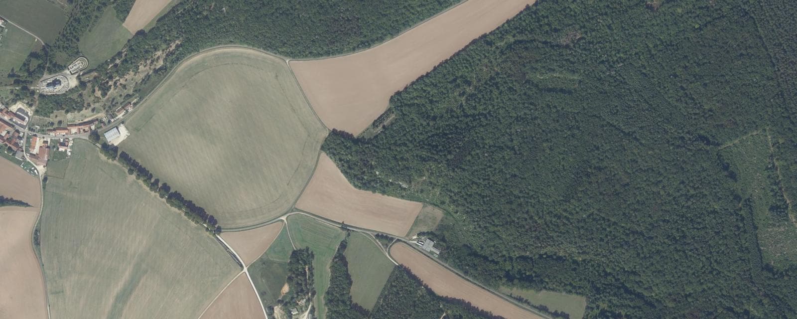 Vue aérienne de Buncey (Côte-d'Or)