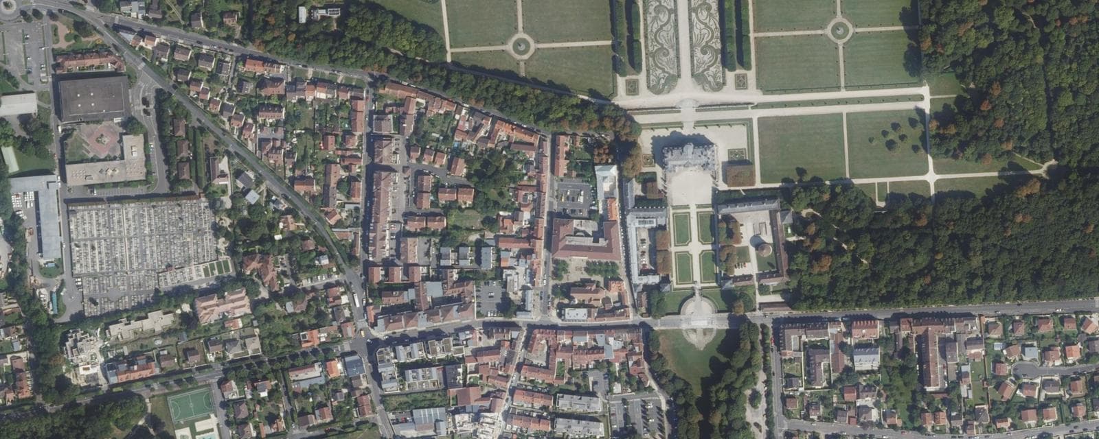 Vue aérienne de Champs-sur-Marne (Seine-et-Marne)