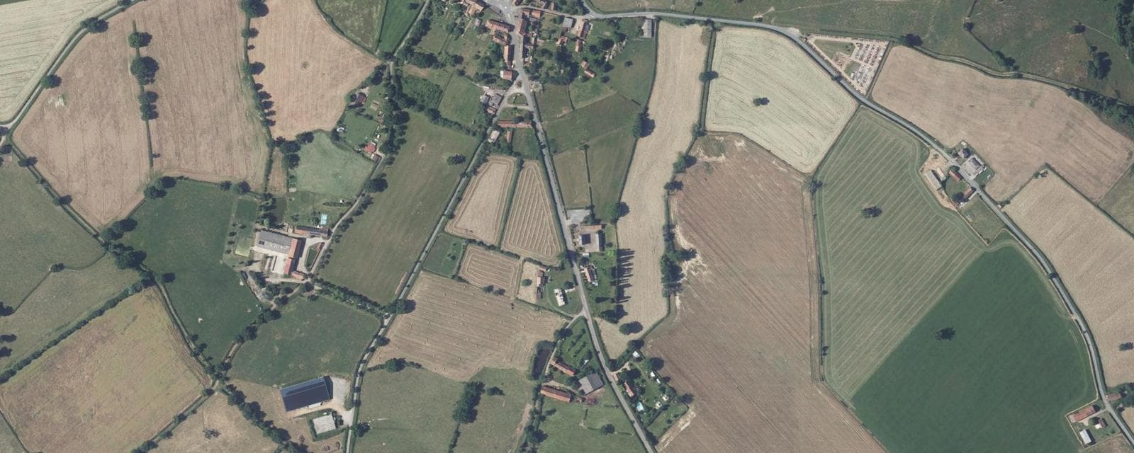 Vue aérienne de Chappes (Allier)