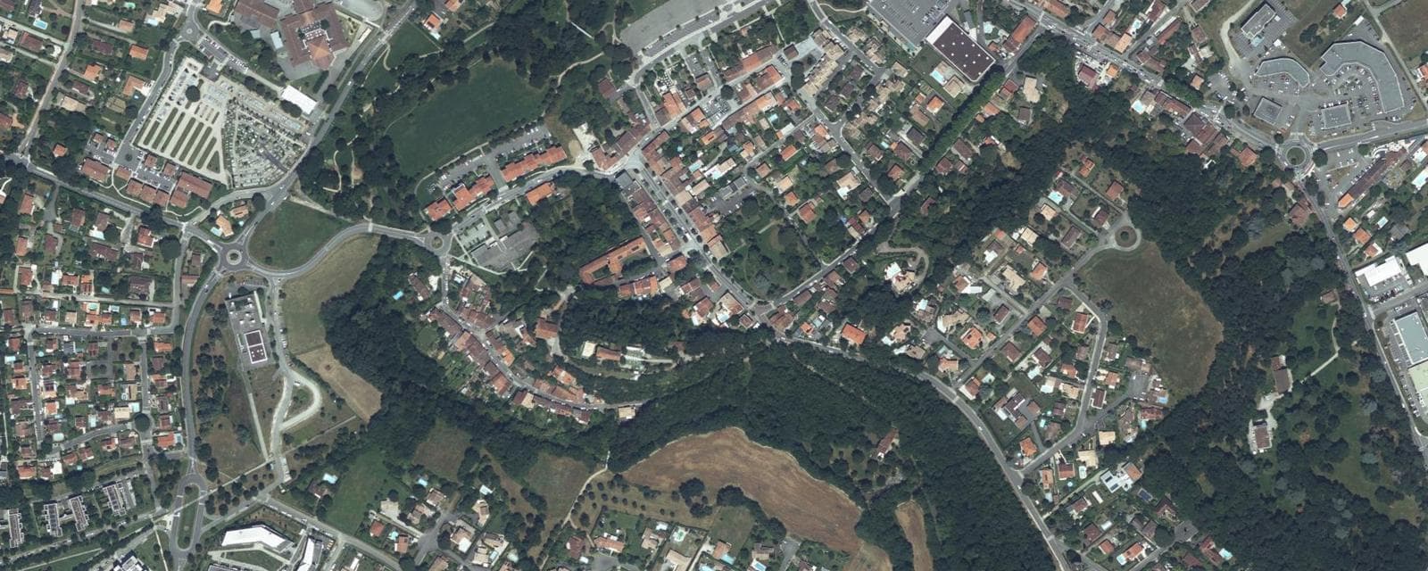 Vue aérienne de Cornebarrieu (Haute-Garonne)