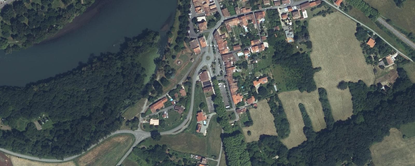 Vue aérienne de Couladère (Haute-Garonne)