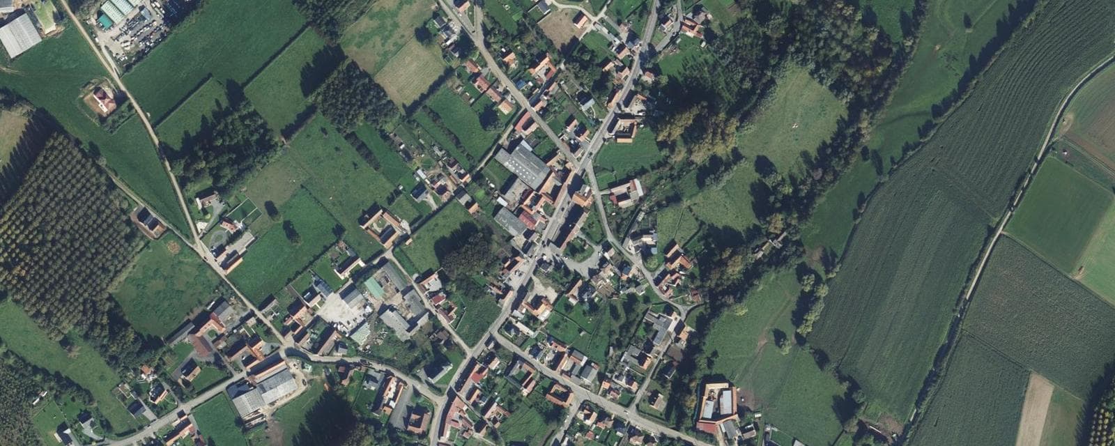 Vue aérienne de Coyecques (Pas-de-Calais)