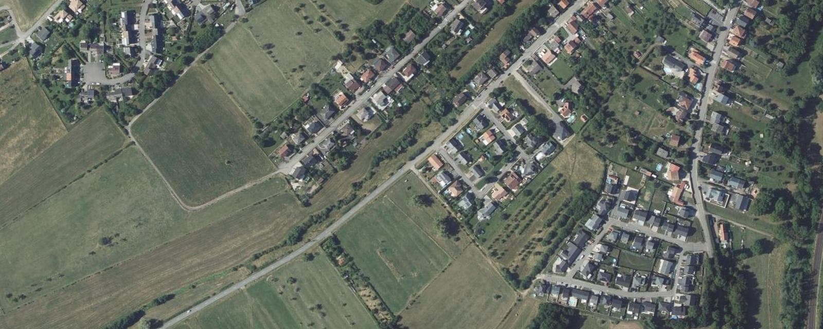 Vue aérienne de Damelevières (Meurthe-et-Moselle)