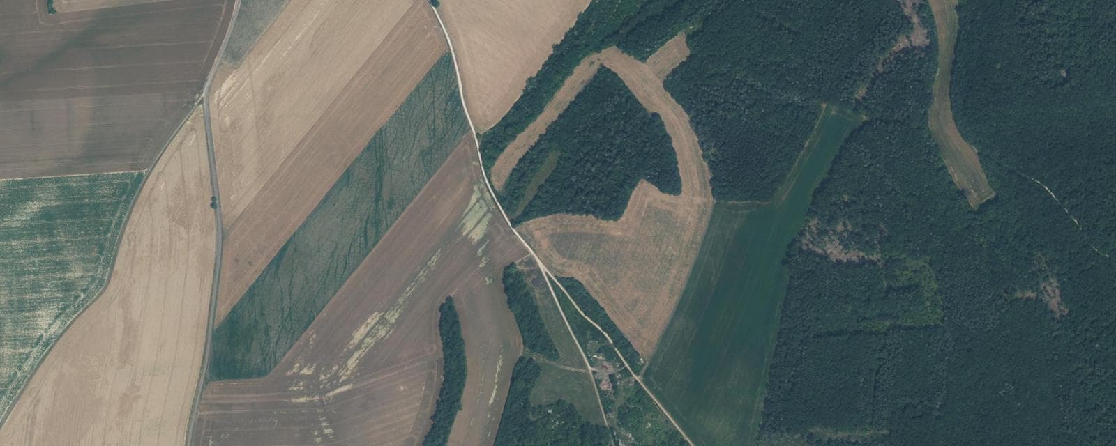 Vue aérienne de Étivey (Yonne)