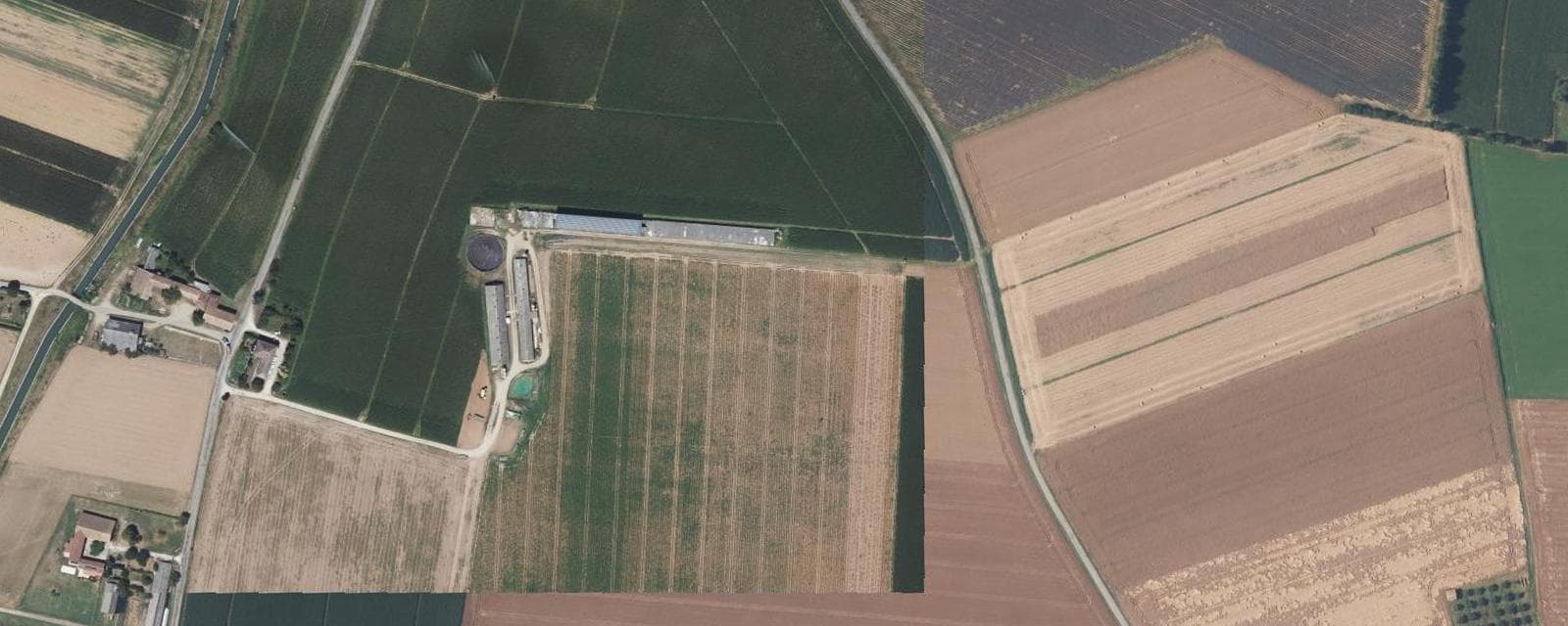 Vue aérienne de Eymeux (Drôme)