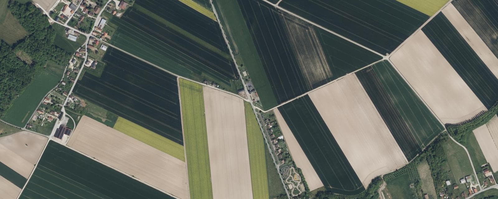 Vue aérienne de Faux-Fresnay (Marne)