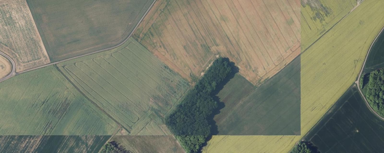 Vue aérienne de Flacy (Yonne)