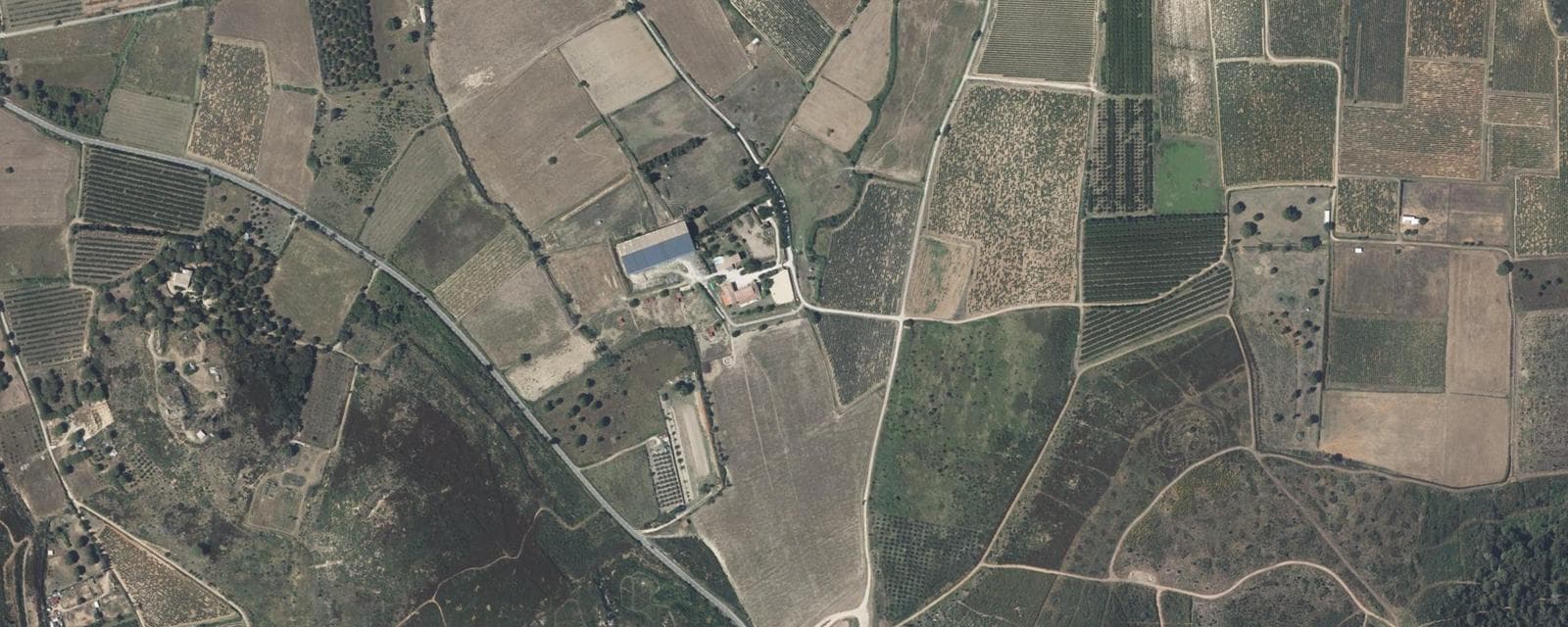 Vue aérienne de Générac (Gard)