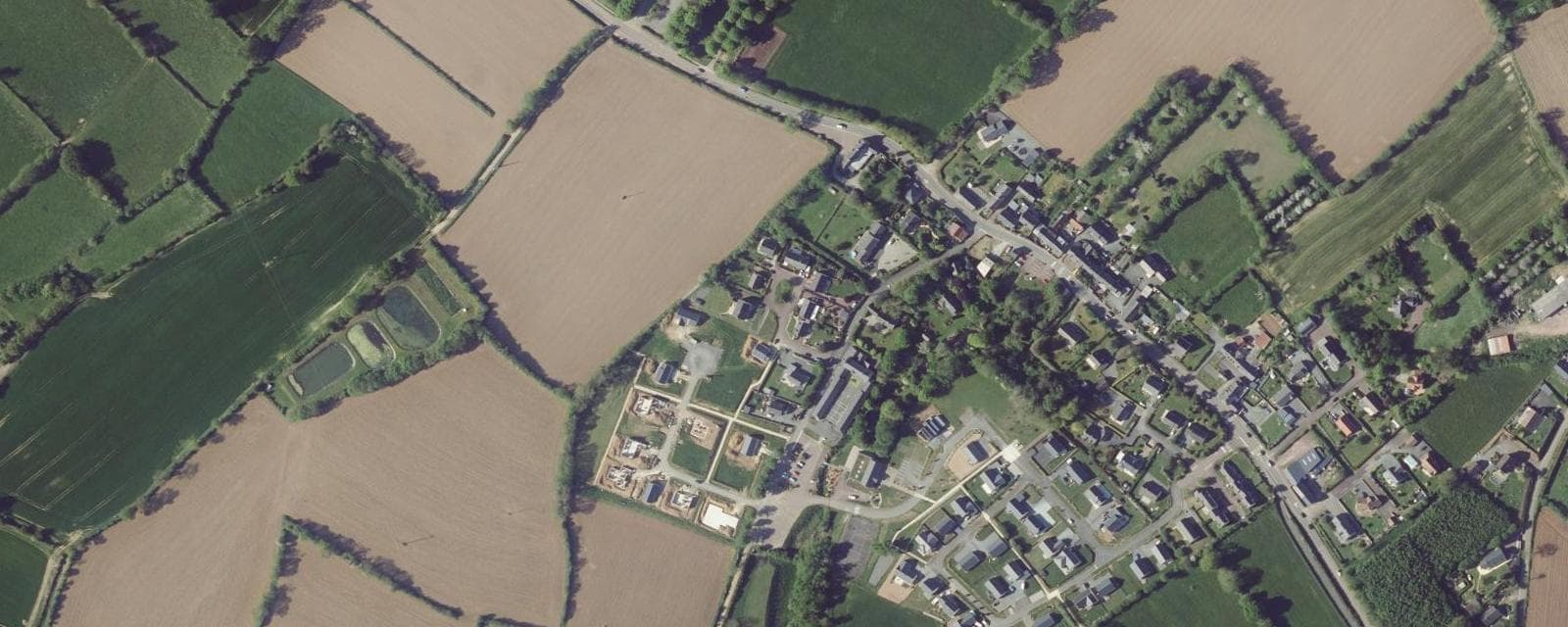 Vue aérienne de Gratot (Manche)