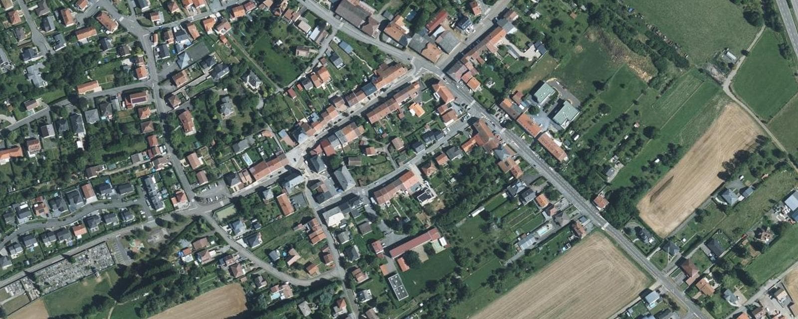 Vue aérienne de Haucourt-Moulaine (Meurthe-et-Moselle)