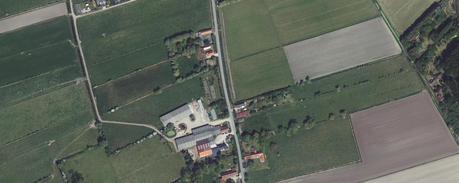 Vue aérienne de Holque (Nord)