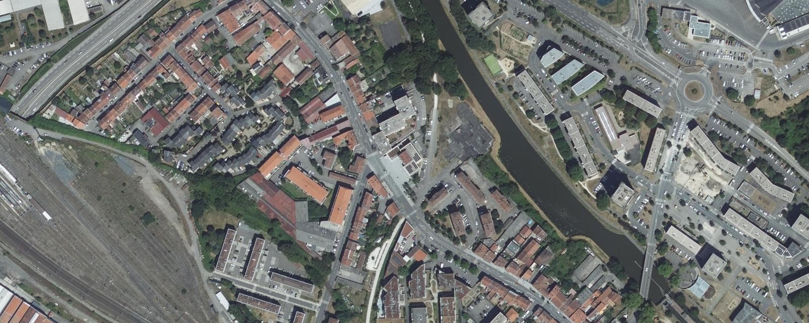Vue aérienne de Jarville-la-Malgrange (Meurthe-et-Moselle)