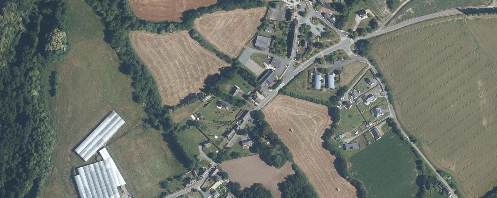 Vue aérienne de Kermoroc'h (Côtes-d'Armor)