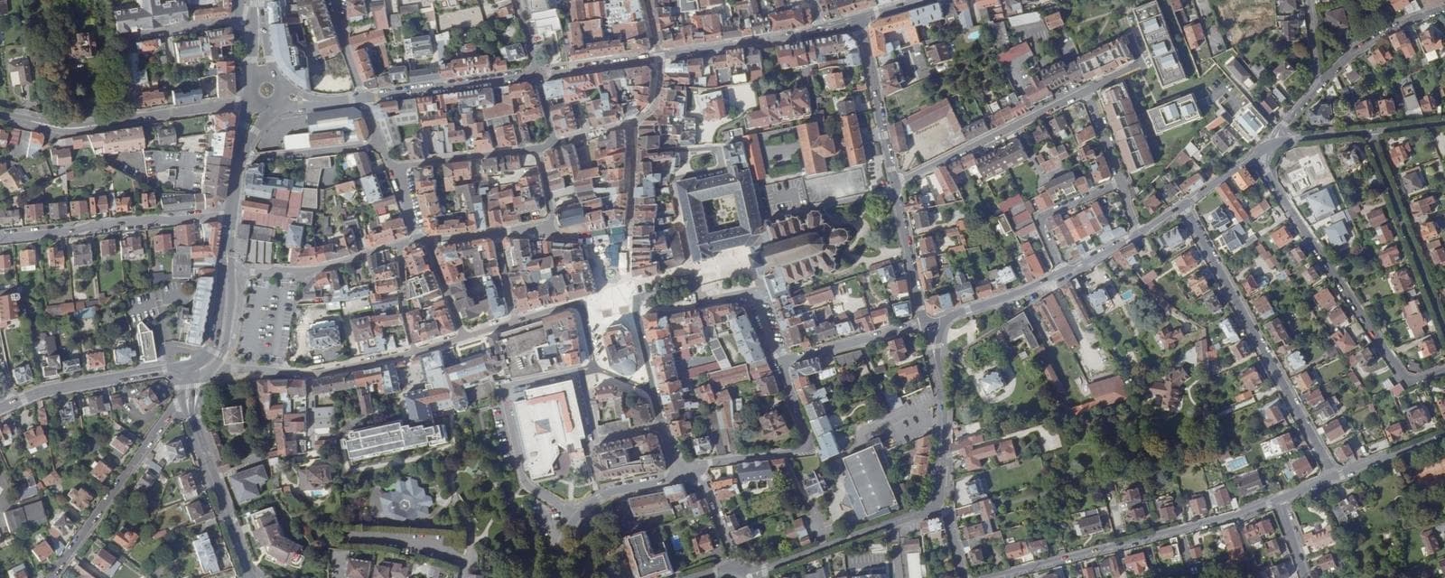 Vue aérienne de Lagny-sur-Marne (Seine-et-Marne)