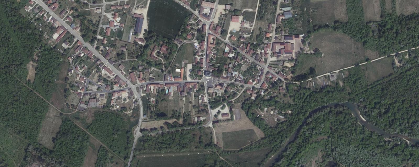 Vue aérienne de Larzicourt (Marne)