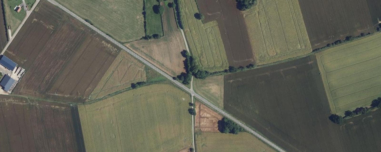 Vue aérienne de Le Hamel (Oise)