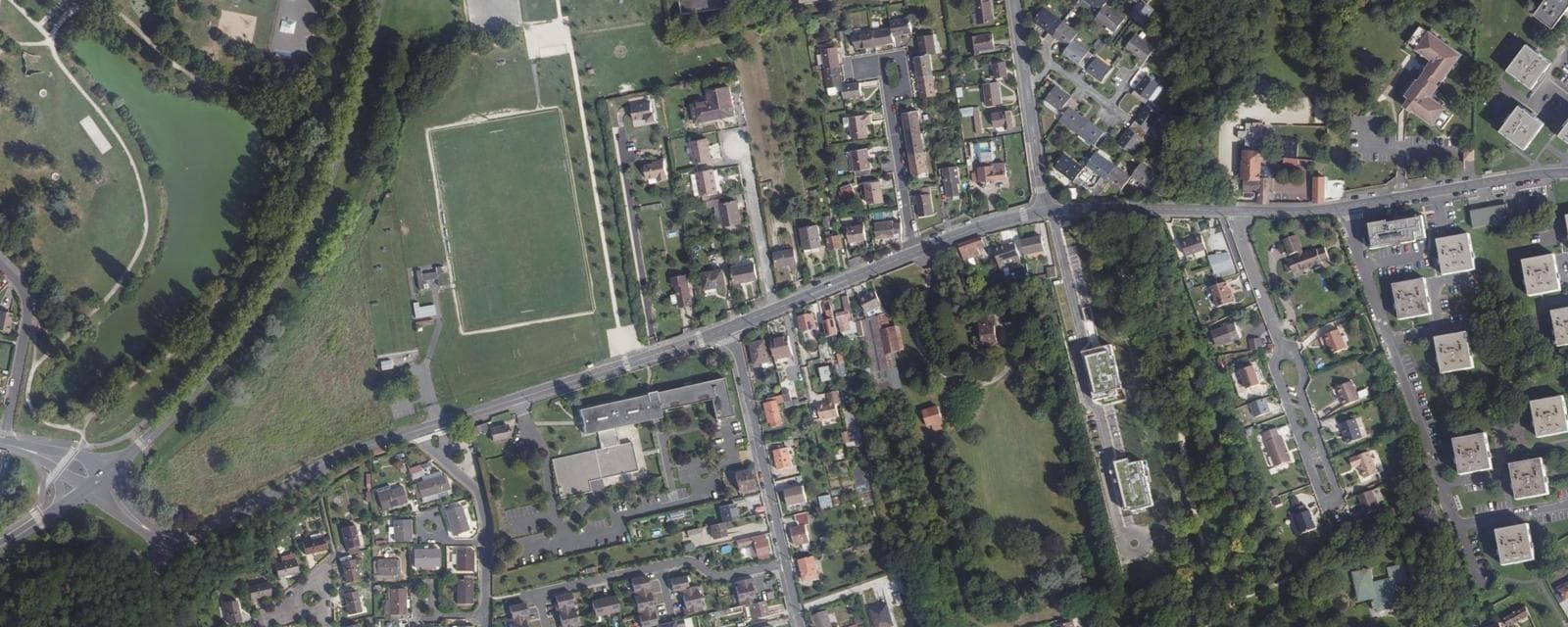 Vue aérienne de Le Mée-sur-Seine (Seine-et-Marne)