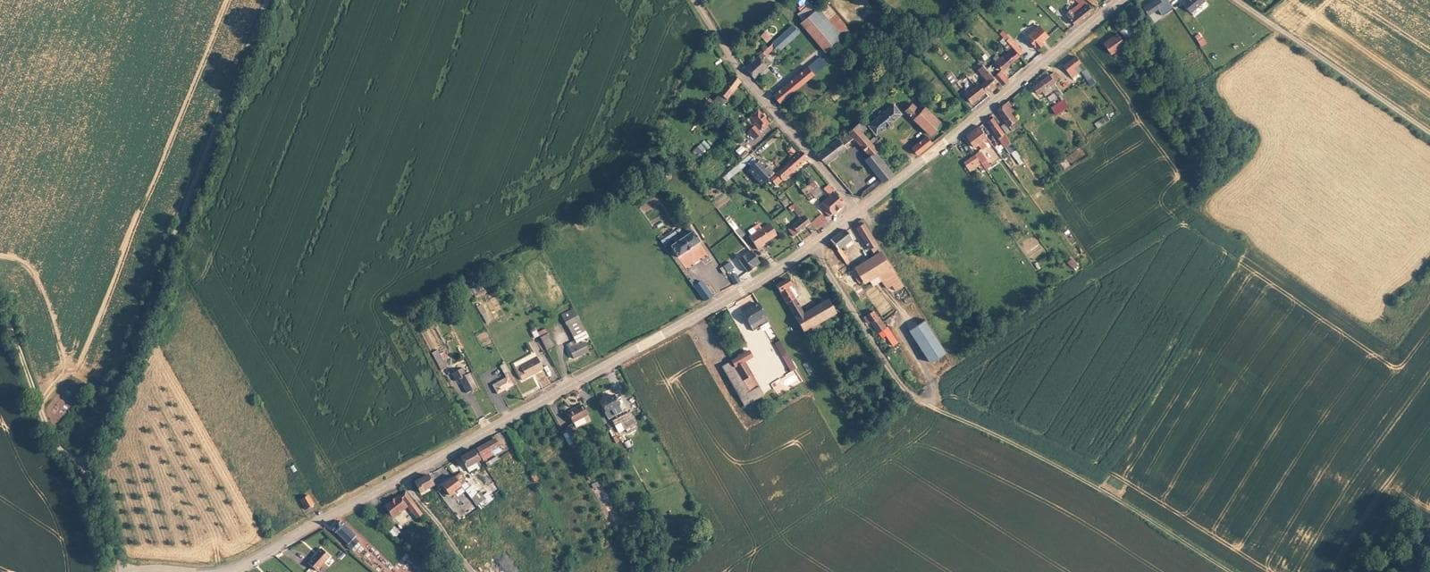 Vue aérienne de Lempire (Aisne)