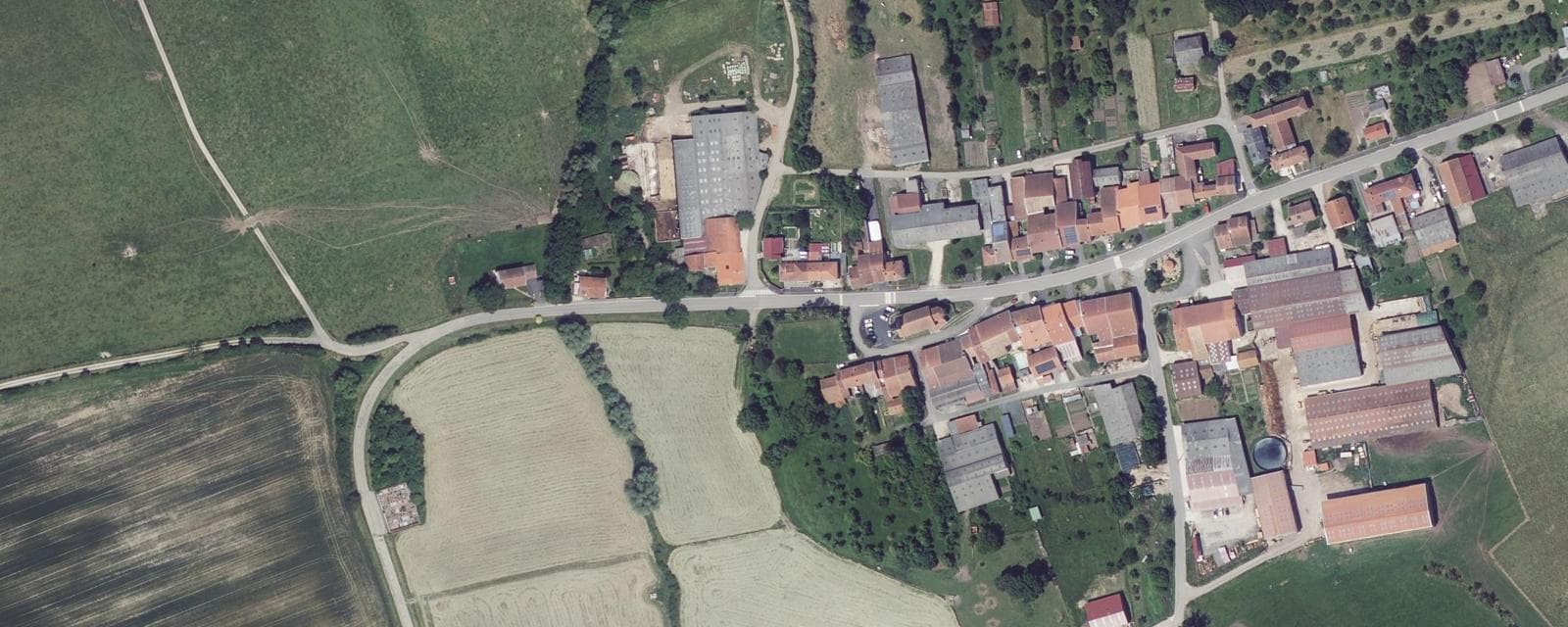 Vue aérienne de Ley (Moselle)