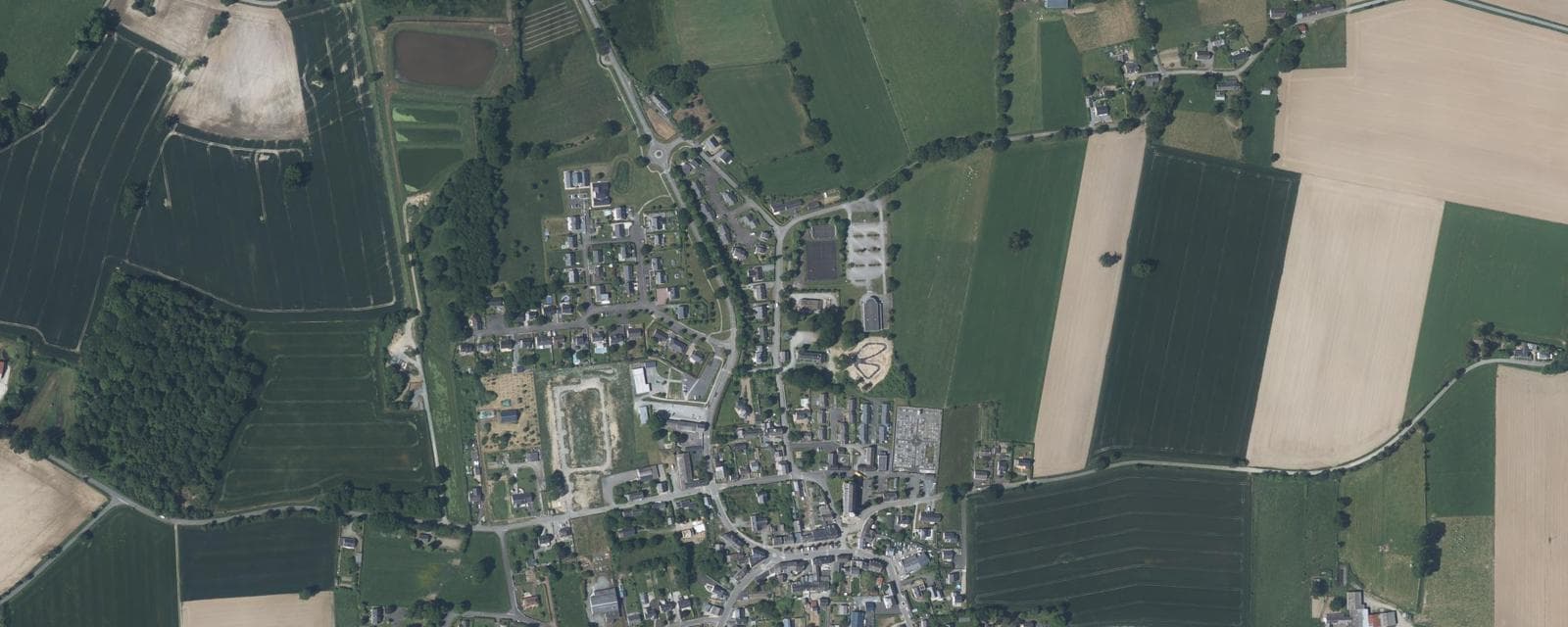Vue aérienne de Marsac-sur-Don (Loire-Atlantique)