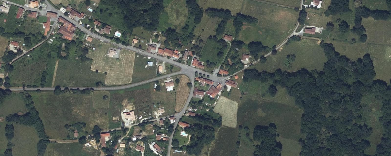 Vue aérienne de Marsoulas (Haute-Garonne)