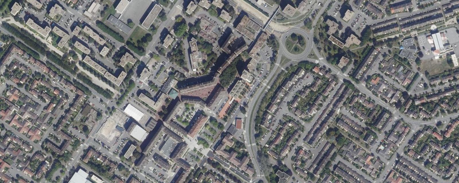 Vue aérienne de Maurepas (Yvelines)