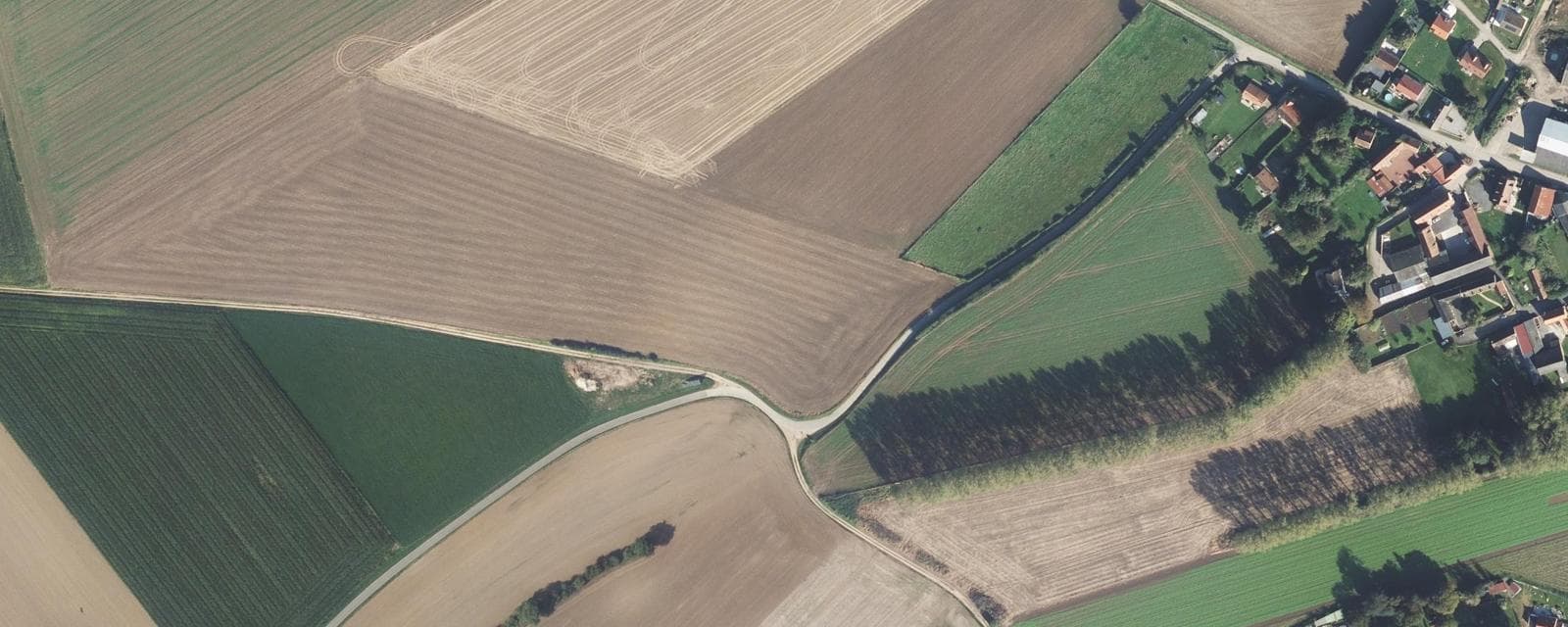 Vue aérienne de Mingoval (Pas-de-Calais)