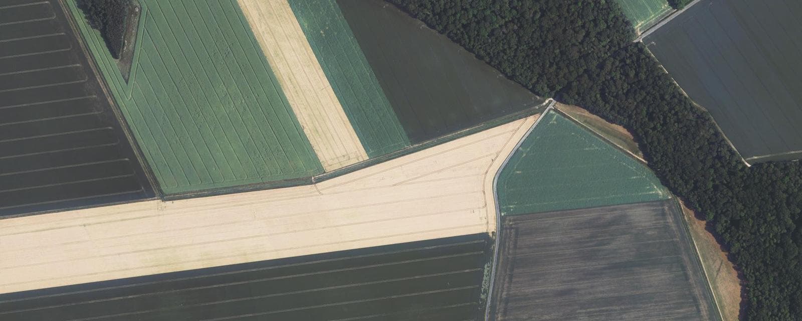 Vue aérienne de Mittainvilliers-Vérigny (Eure-et-Loir)