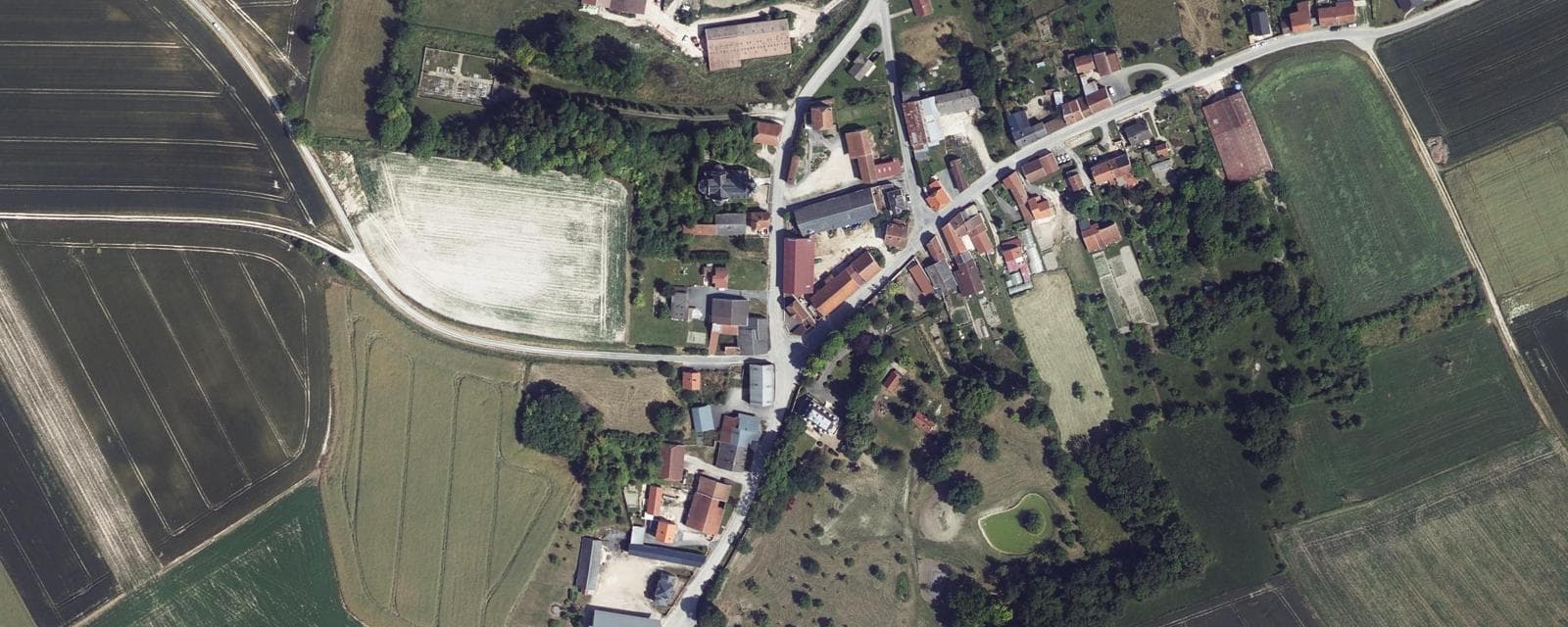 Vue aérienne de Mont-Laurent (Ardennes)
