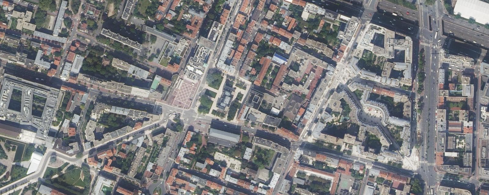 Vue aérienne de Montrouge (Hauts-de-Seine)