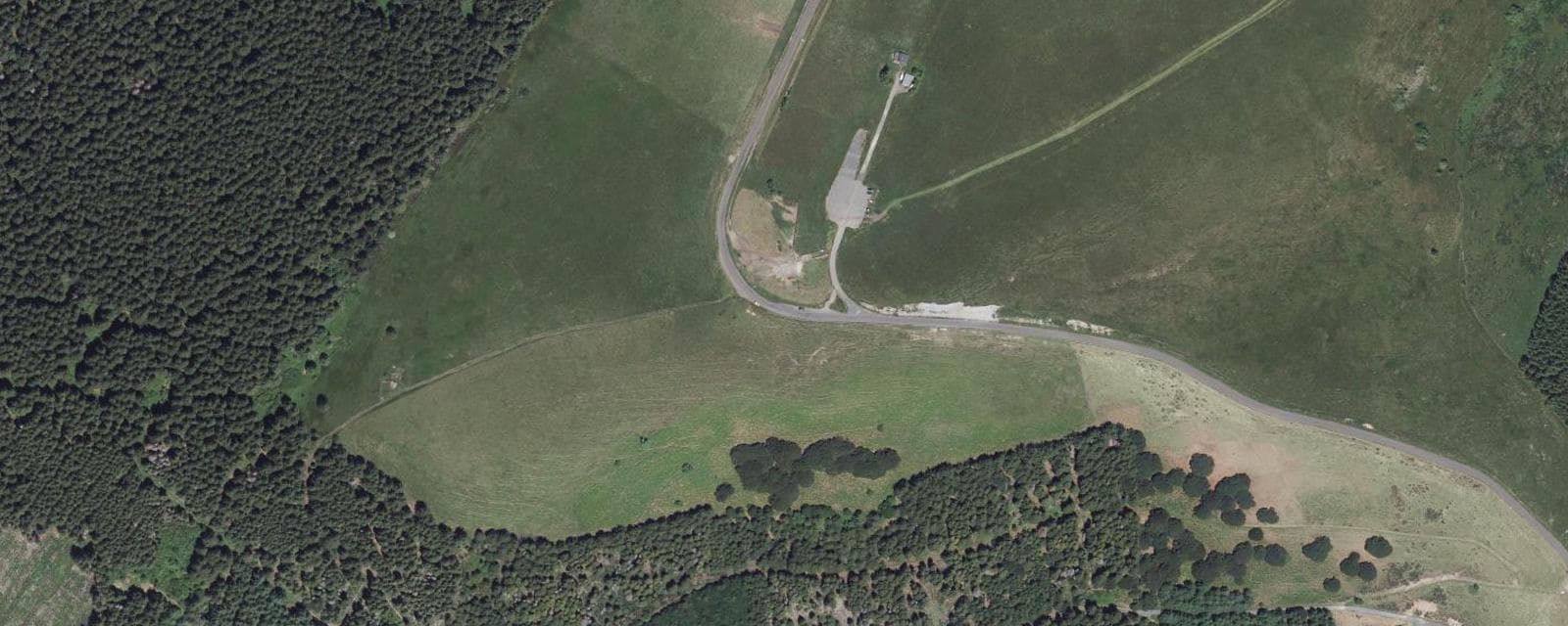 Vue aérienne de Murat-le-Quaire (Puy-de-Dôme)