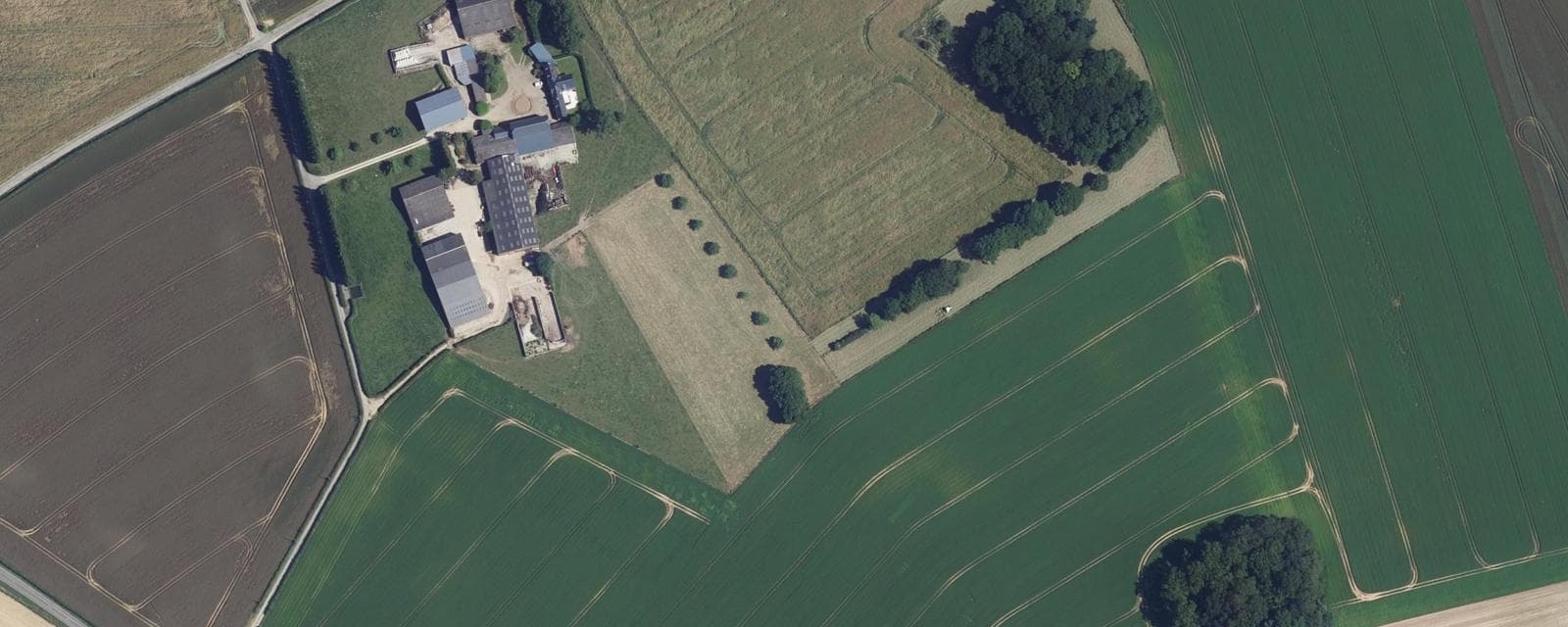 Vue aérienne de Mureaumont (Oise)