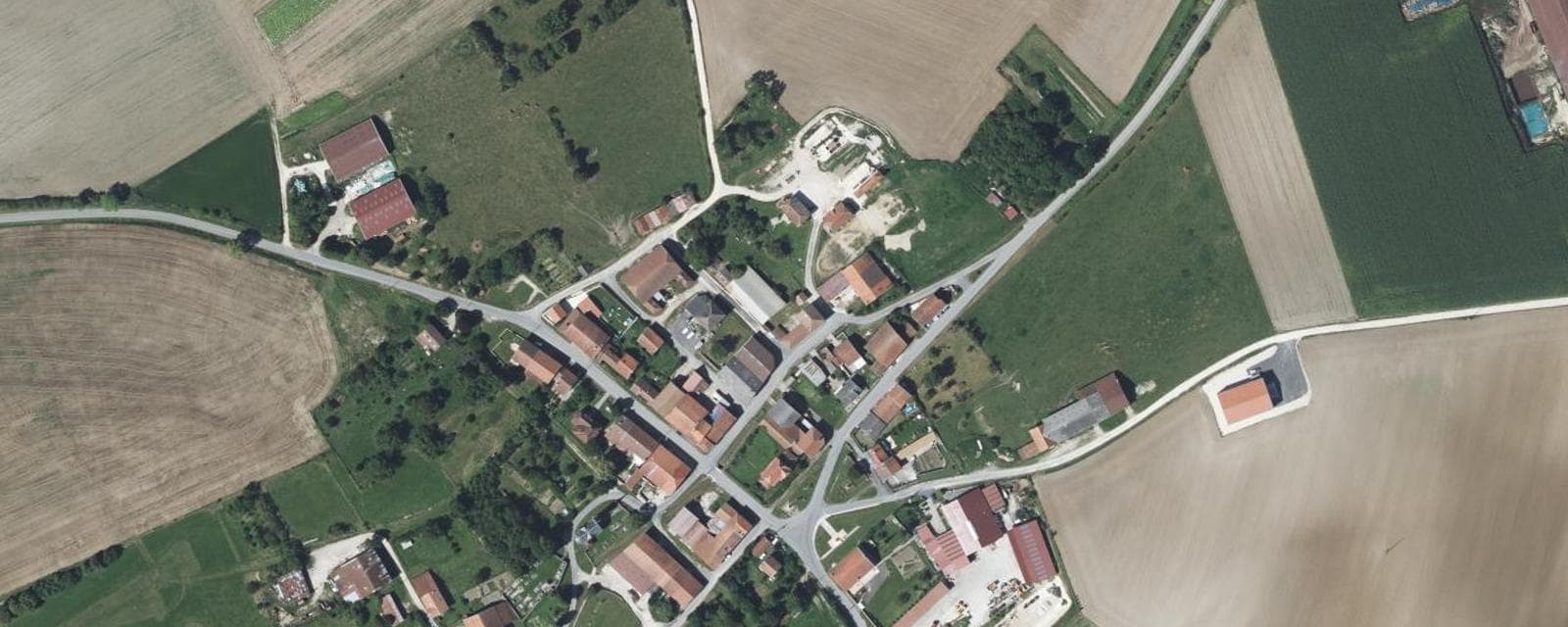 Vue aérienne de Nantillois (Meuse)