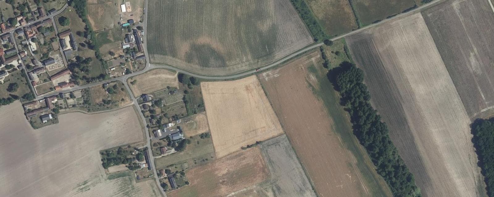 Vue aérienne de Nouâtre (Indre-et-Loire)