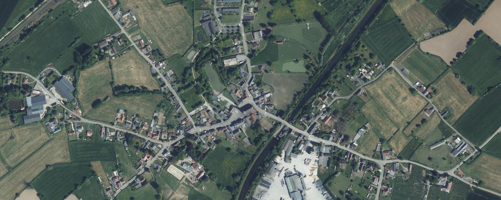Vue aérienne de Ors (Nord)