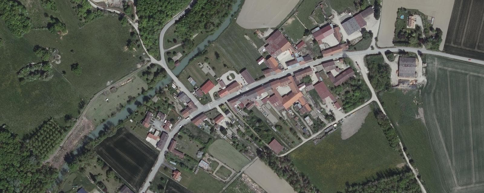 Vue aérienne de Outrepont (Marne)