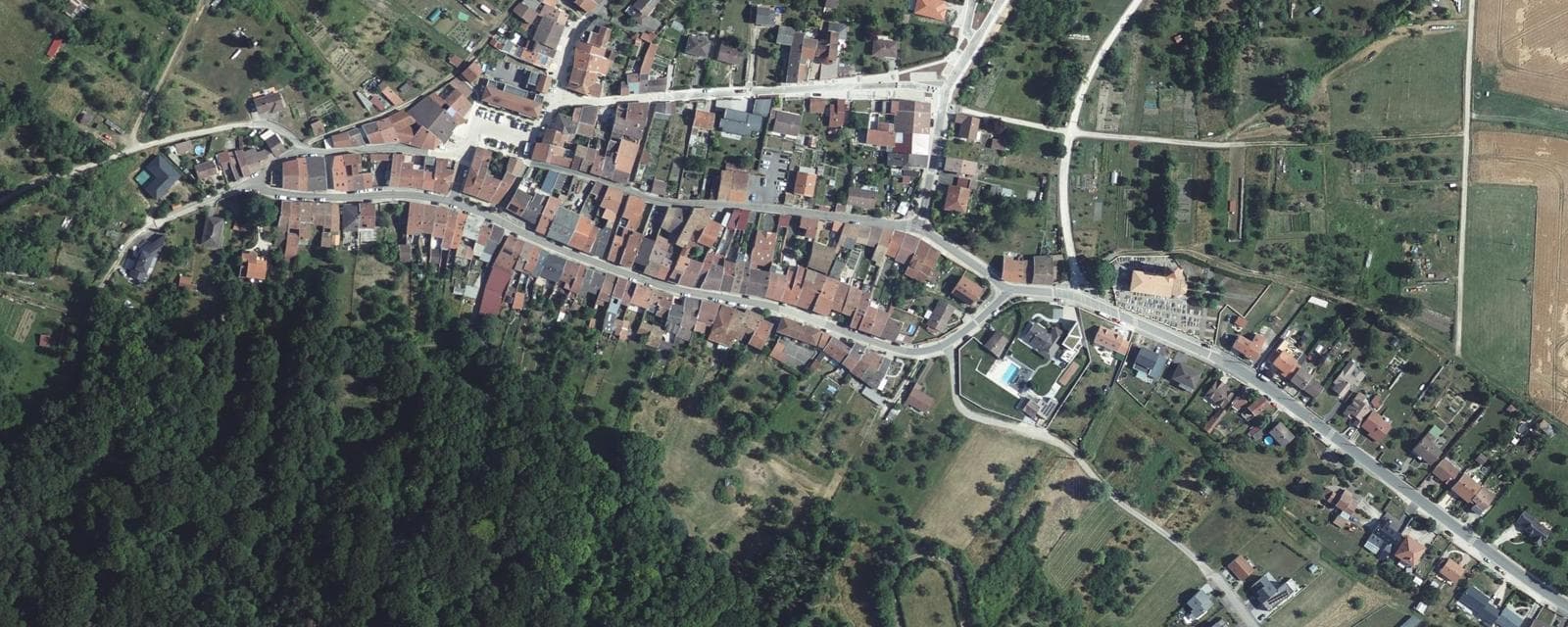 Vue aérienne de Pagney-derrière-Barine (Meurthe-et-Moselle)