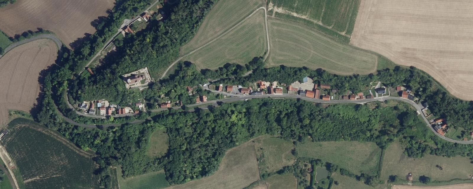 Vue aérienne de Paissy (Aisne)