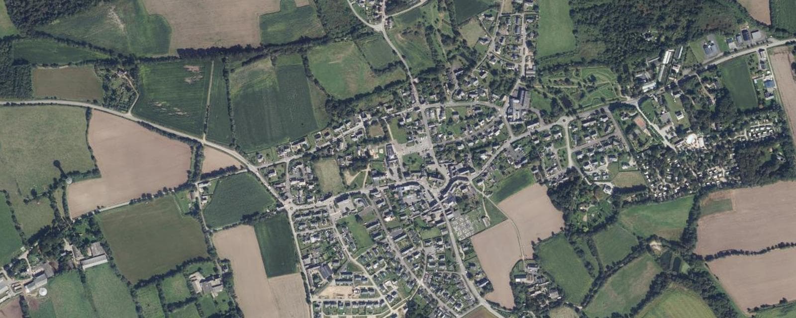 Vue aérienne de Poullan-sur-Mer (Finistère)