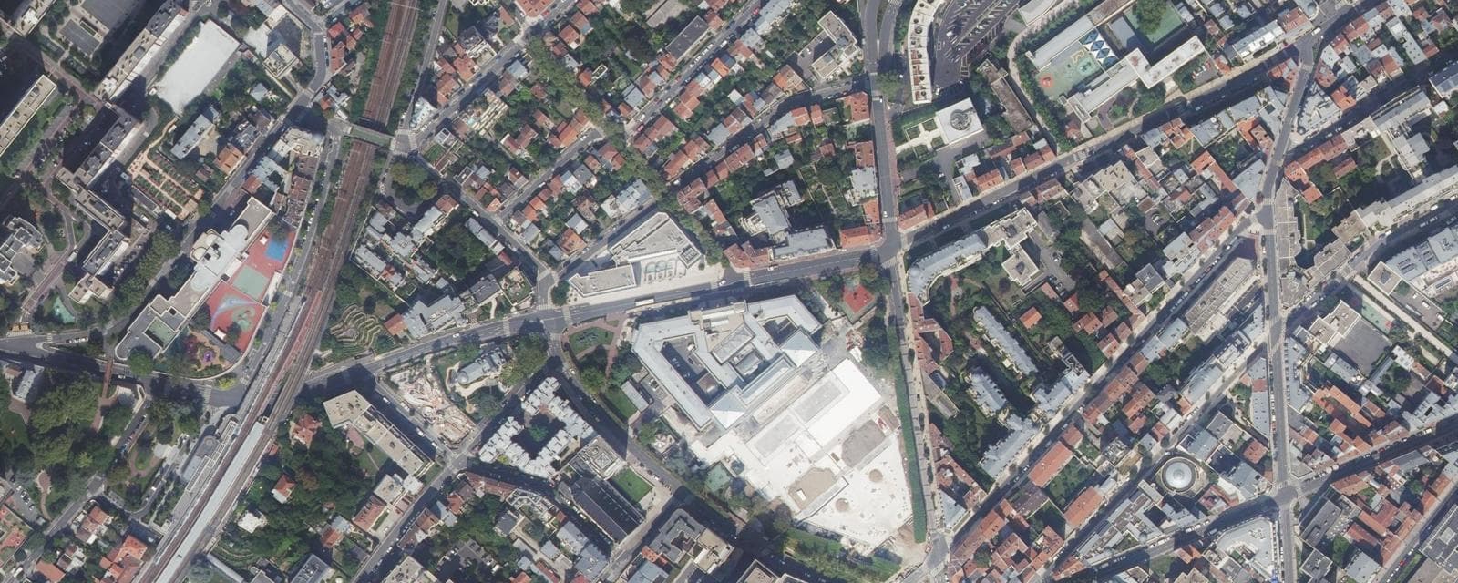 Vue aérienne de Puteaux (Hauts-de-Seine)