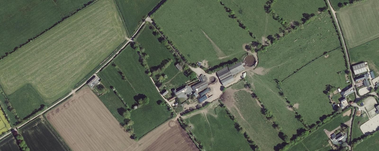 Vue aérienne de Raids (Manche)