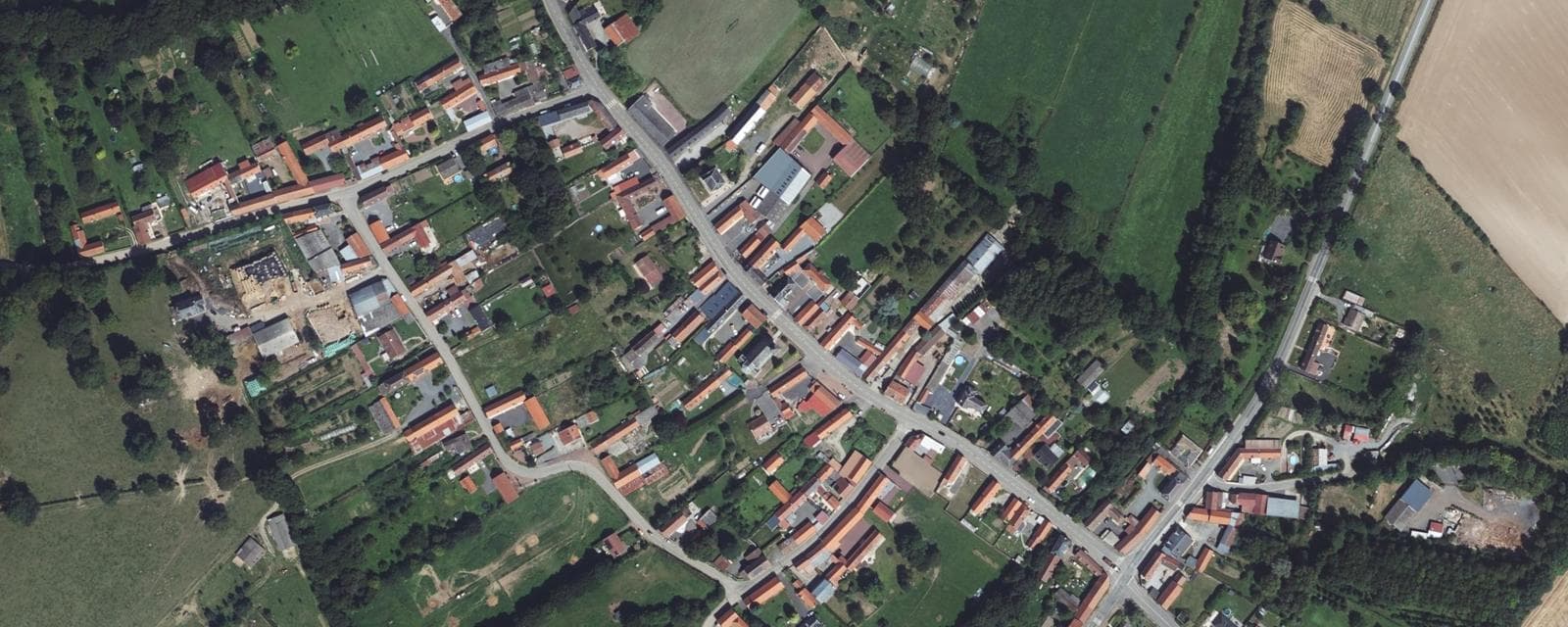 Vue aérienne de Ransart (Pas-de-Calais)