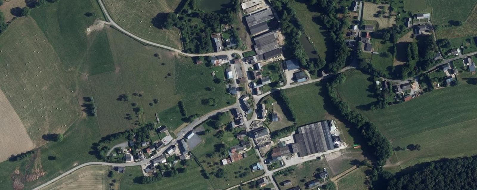 Vue aérienne de Résigny (Aisne)